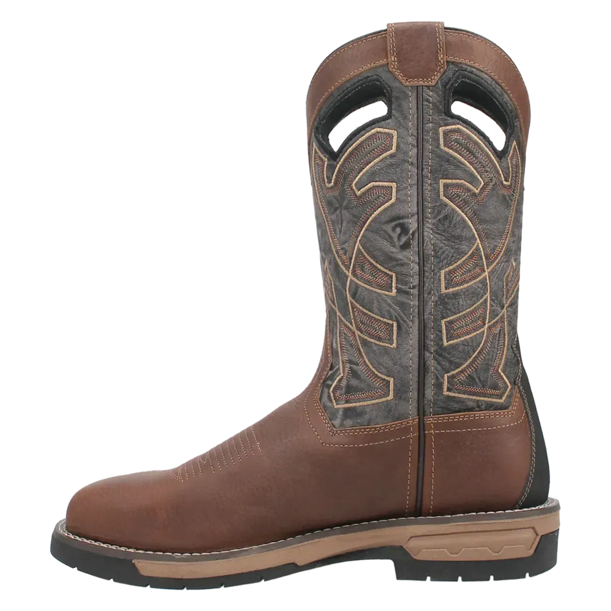 Laredo Nazca (Broad Square Toe) - Men's Leather Cowboy Work Boot