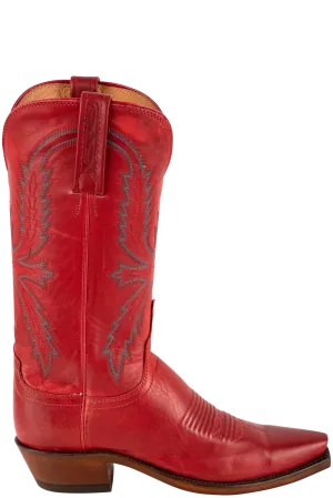 Lucchese Savannah Cowgirl Boots - Red
