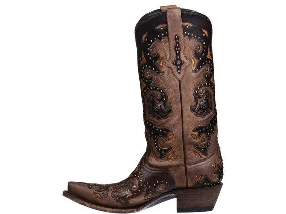 Lucchese Women's Fiona Stud Scarlette Boot - M5015