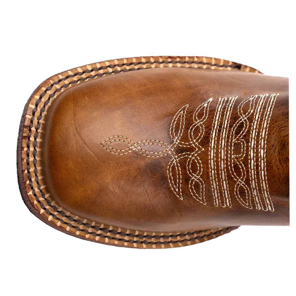 Mae Embroidered Square Toe Cowboy Boots