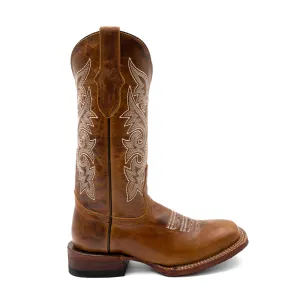 Mae Embroidered Square Toe Cowboy Boots