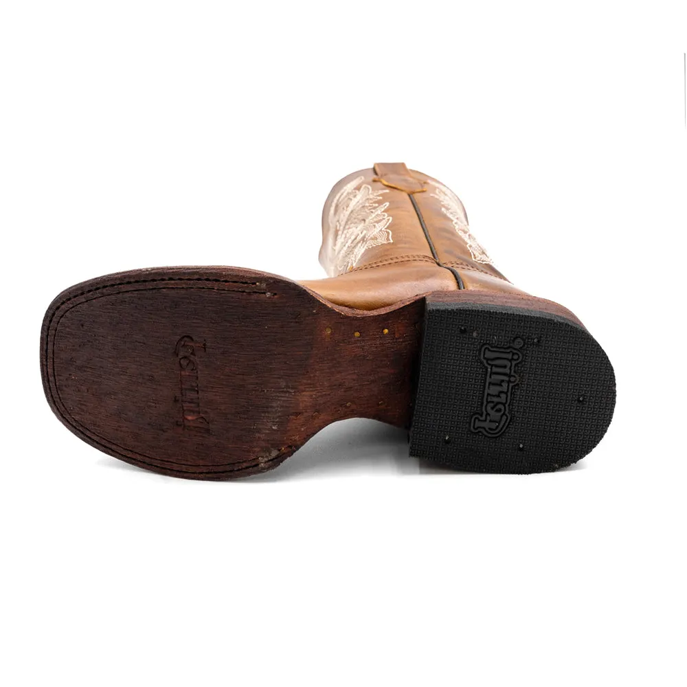 Mae Embroidered Square Toe Cowboy Boots