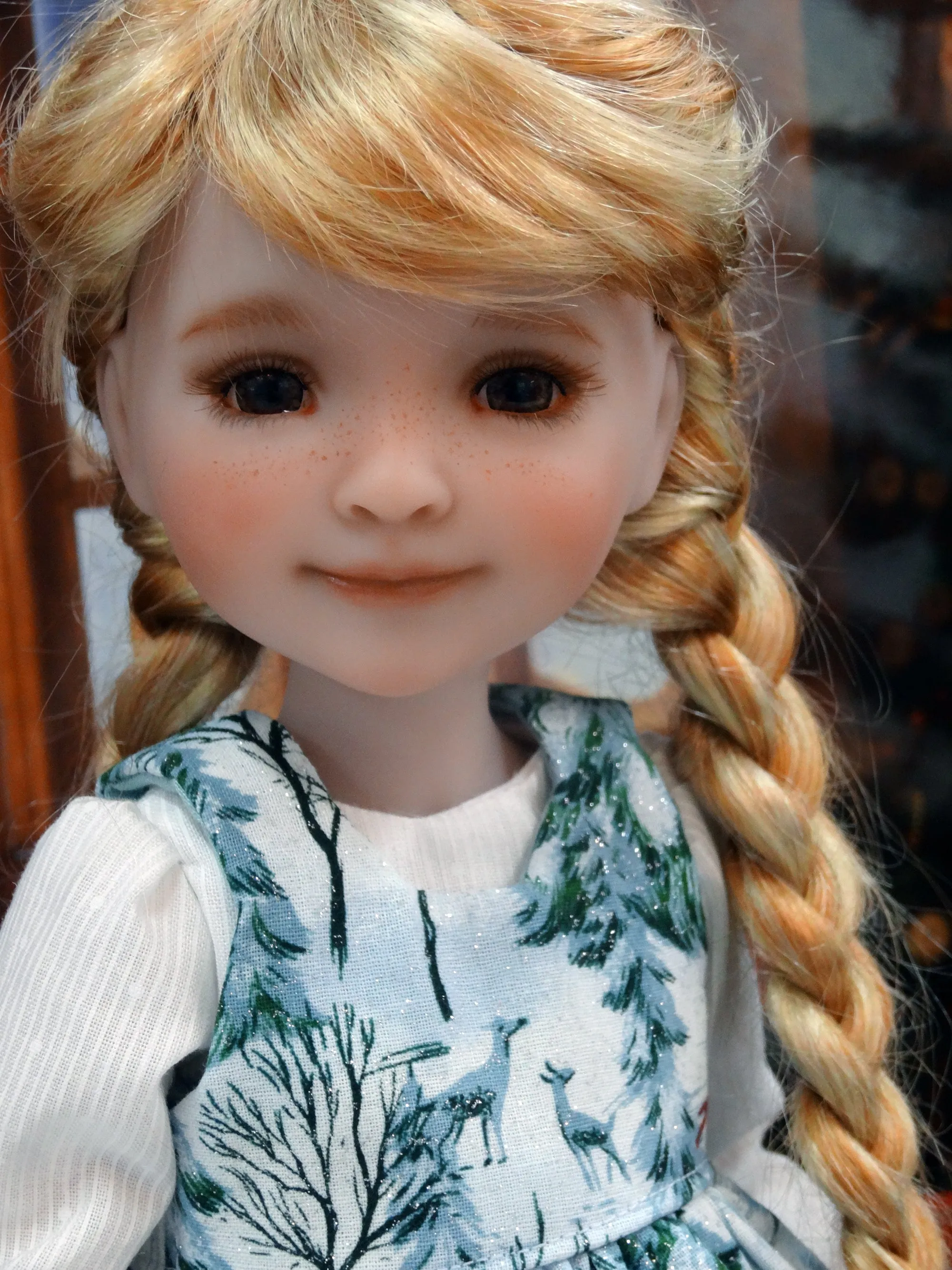 Mallory - custom winter themed Ruby Red Fashion Friend doll & wardrobe