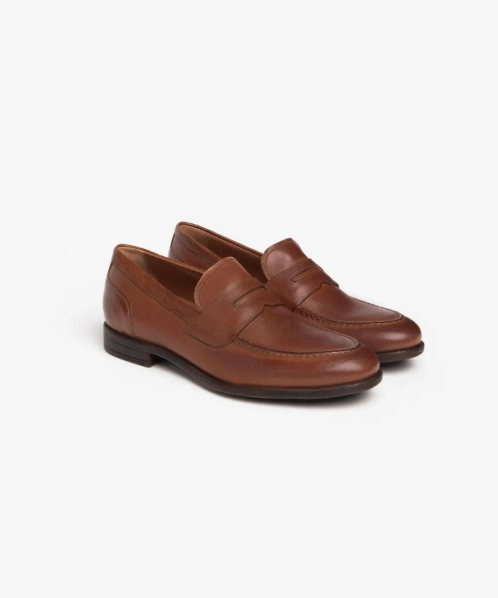 NERO GIARDINI LEATHER MENS FLATS