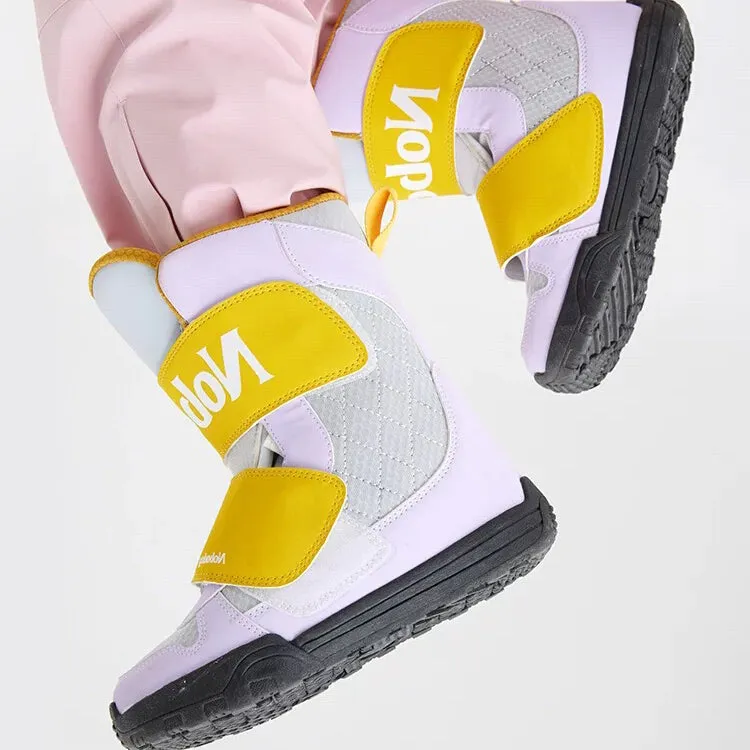 Nobaday Kids' Snow Boots Purple Yellow