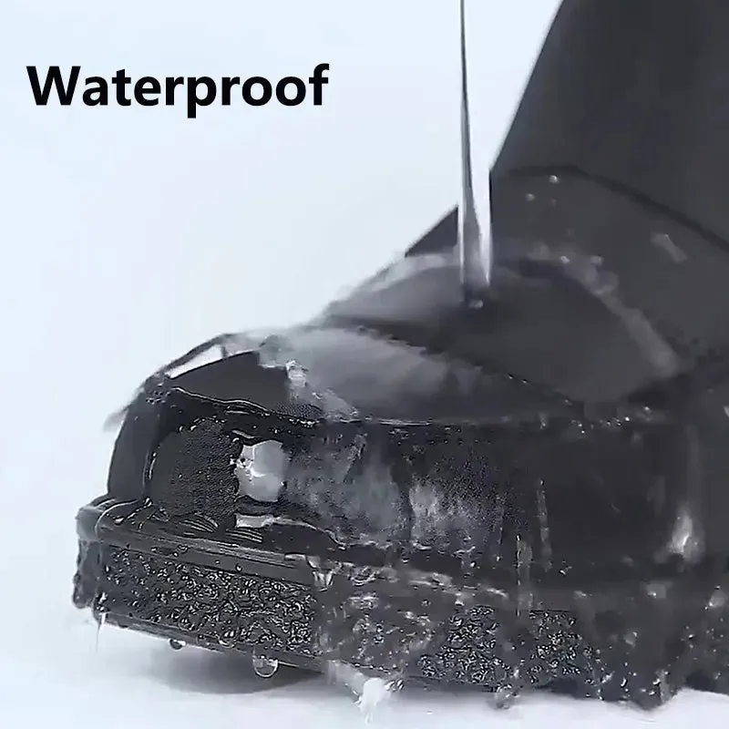 Non Slip Waterproof Snow Boots for Women 2023 Thick Plush Winter Ankle Boots Woman Platform Keep Warm Cotton Padded Shoes