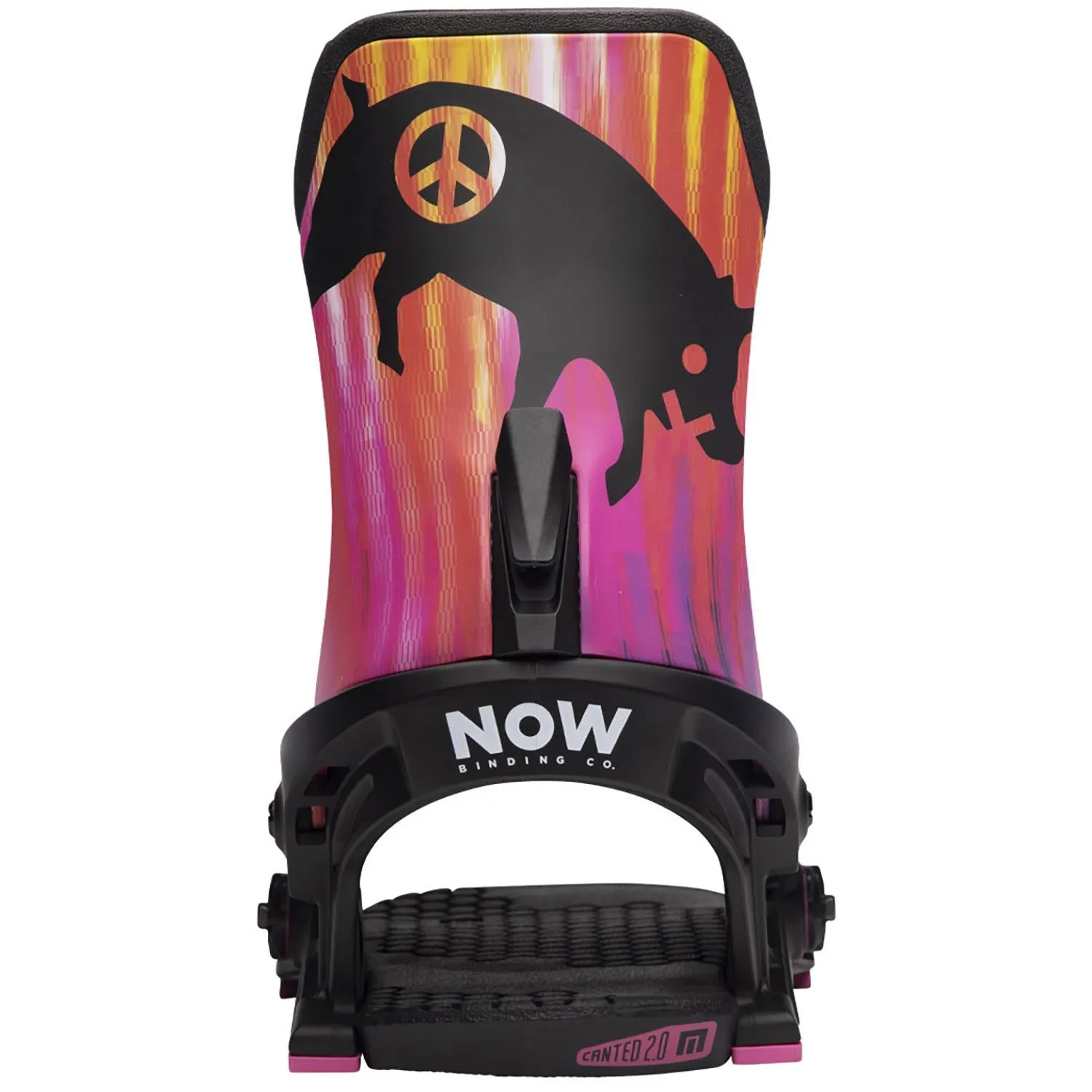 Now Select Pro x Yes Collab Snowboard Bindings Mens 2024 Black / Pink