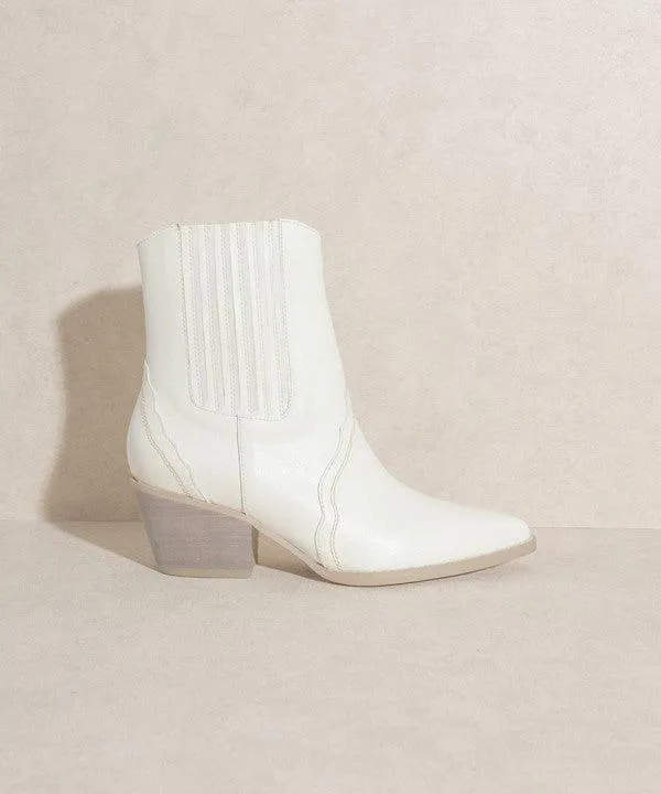 OASIS SOCIETY Dawn - Paneled Western Bootie