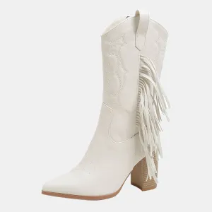 Peony Tassels Boots