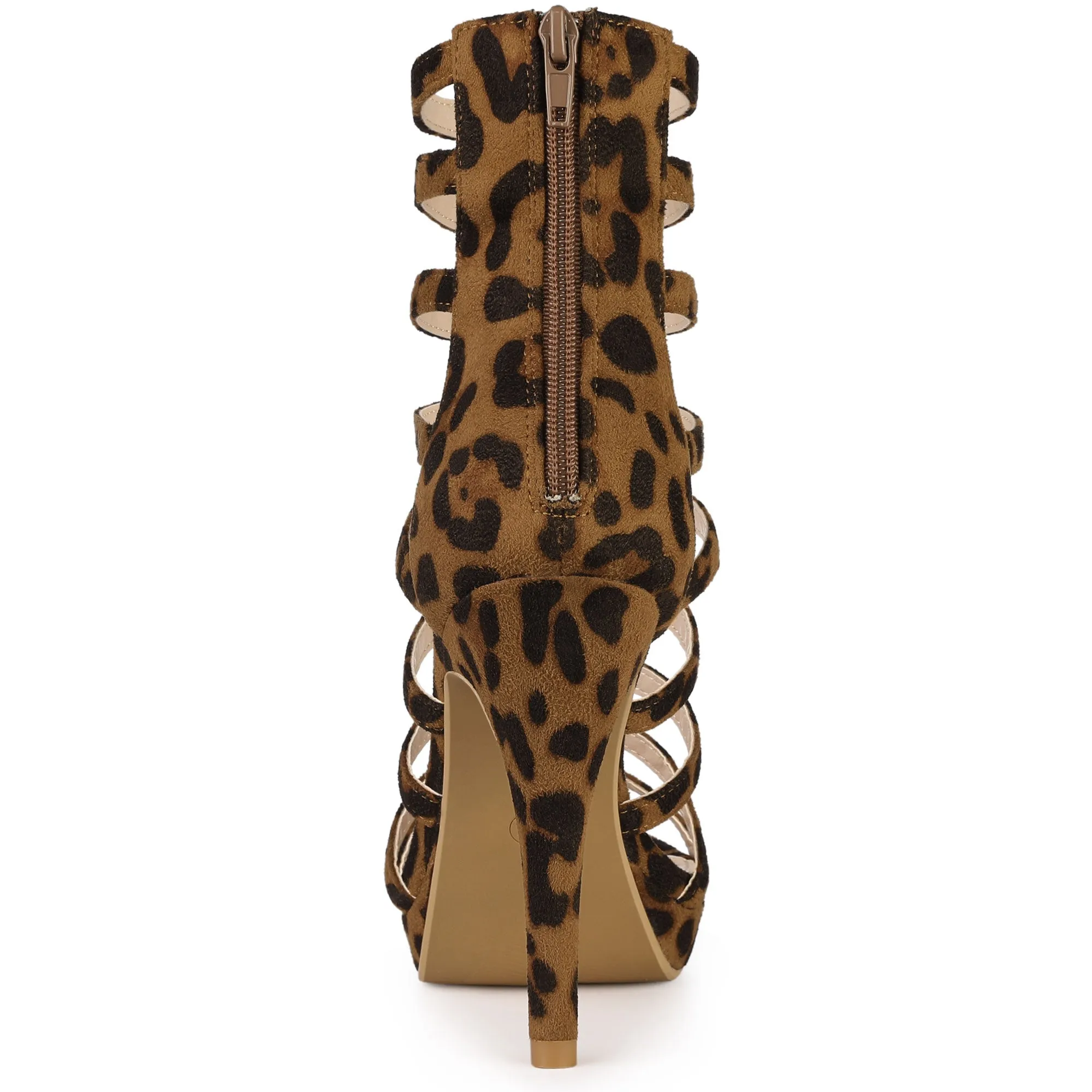 Platform Strappy Gladiator Stiletto Heel Sandals