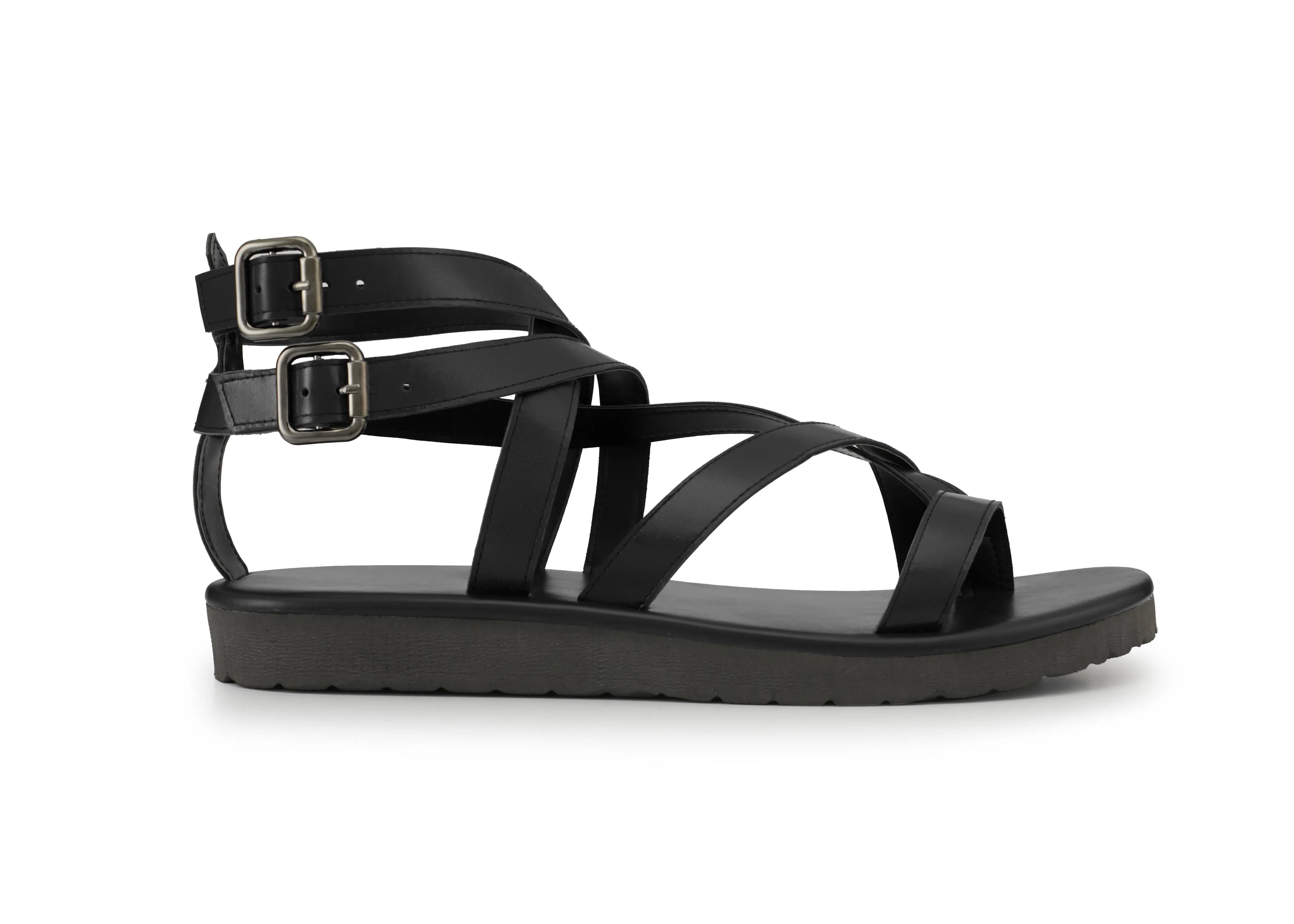 PROJET1826 | ELIAM Leather Sandal Black