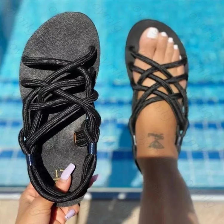 Quite Of The Night Flat Sandals