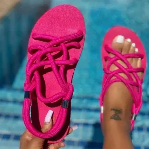 Quite Of The Night Flat Sandals