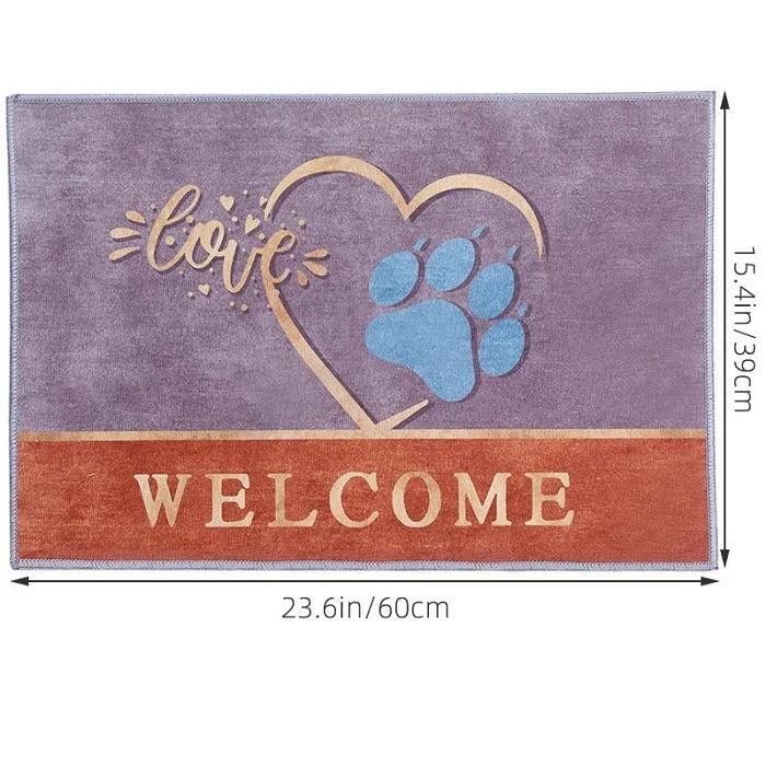 Random Print Door Mat - H02842