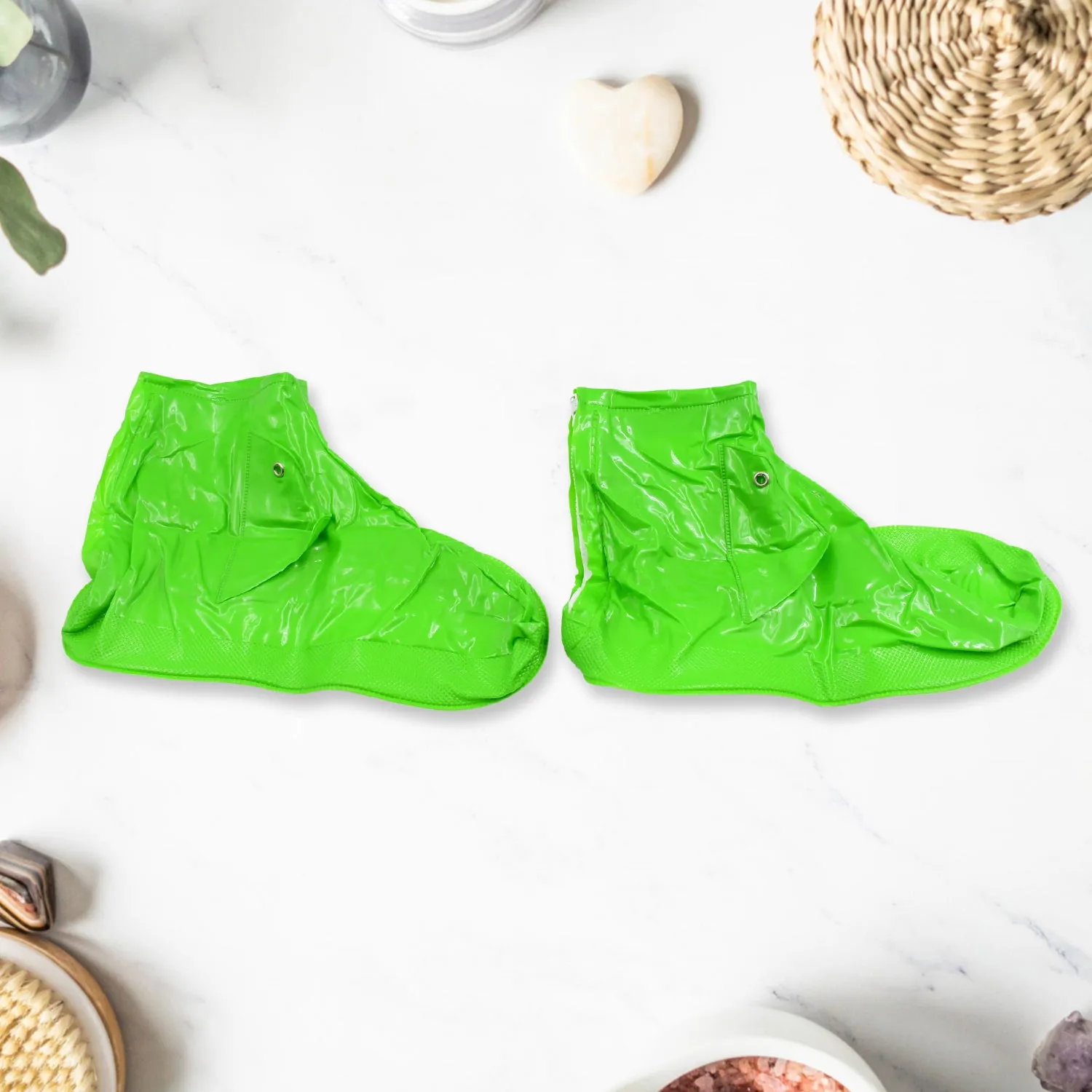 Reusable Waterproof Plastic Shoes Covers for Rain (1 Pair)