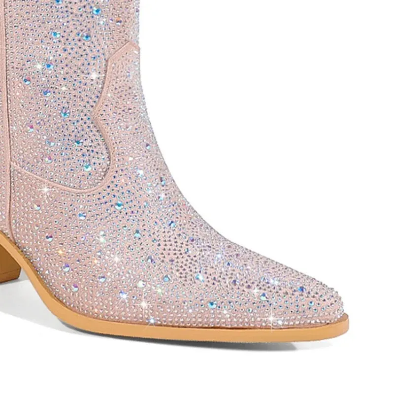 Rhinestone Cowgirl Bridal Boots