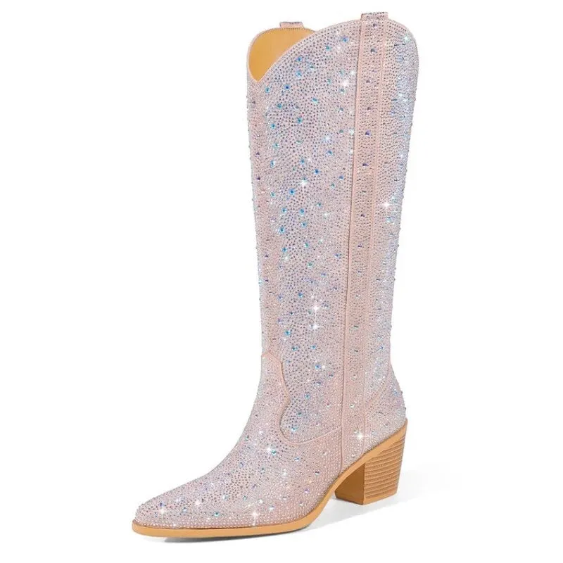 Rhinestone Cowgirl Bridal Boots