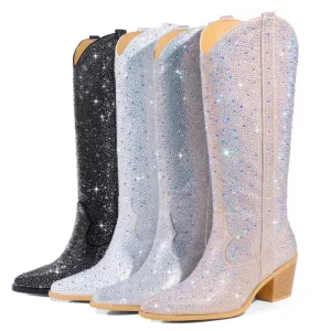 Rhinestone Cowgirl Bridal Boots