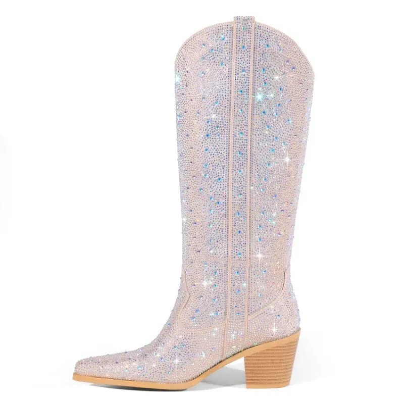 Rhinestone Cowgirl Bridal Boots