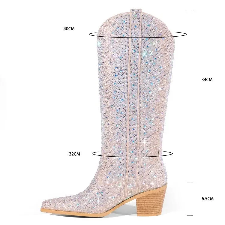 Rhinestone Cowgirl Bridal Boots