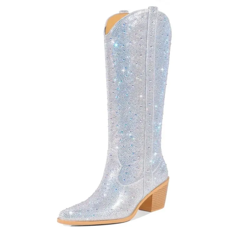 Rhinestone Cowgirl Bridal Boots