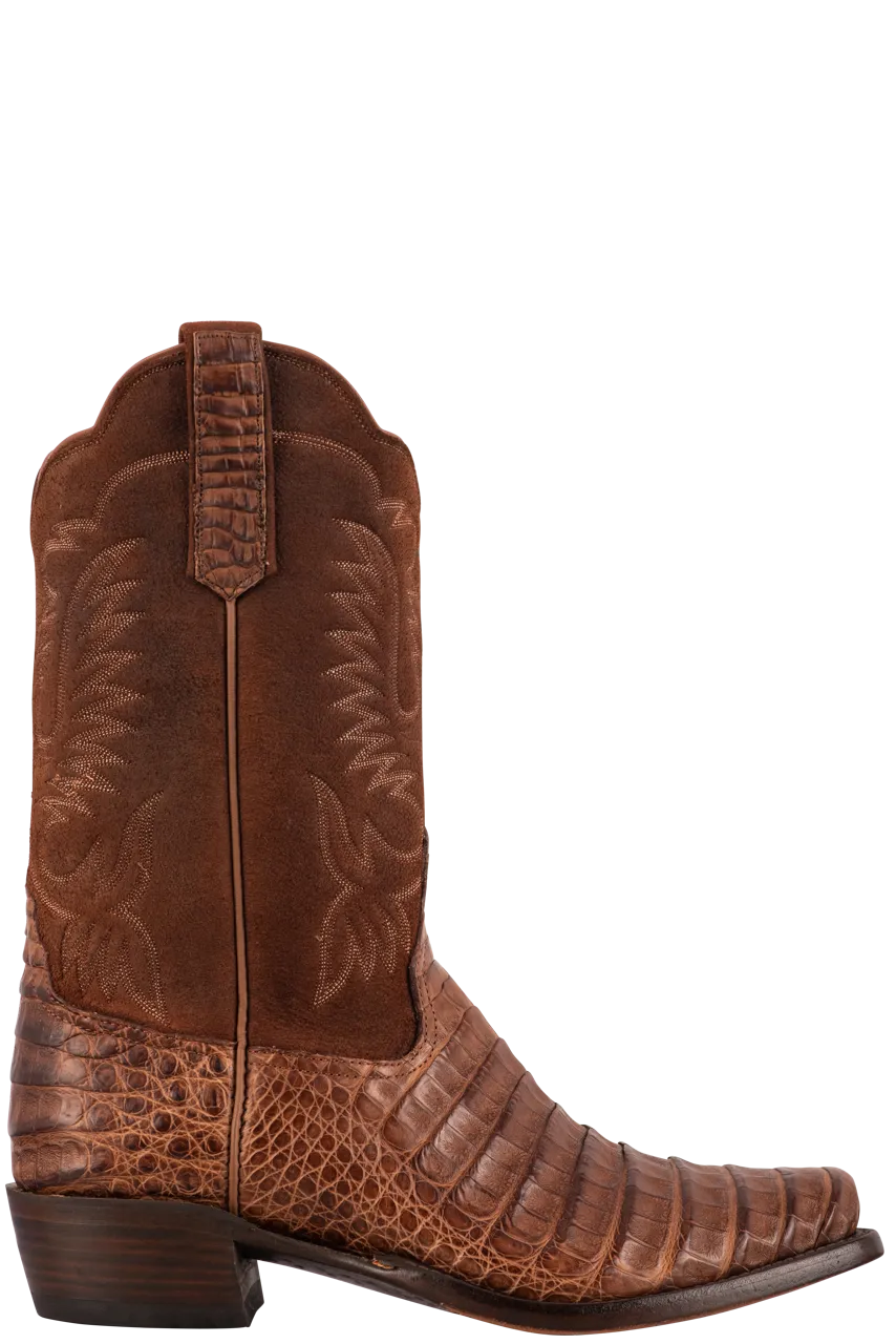 Rios of Mercedes Caiman Belly Cowboy Boots - Post Oak