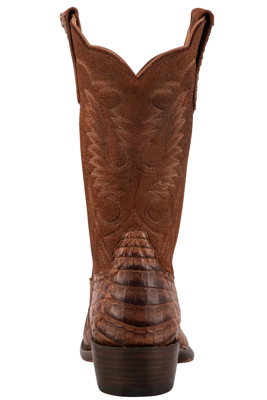 Rios of Mercedes Caiman Belly Cowboy Boots - Post Oak