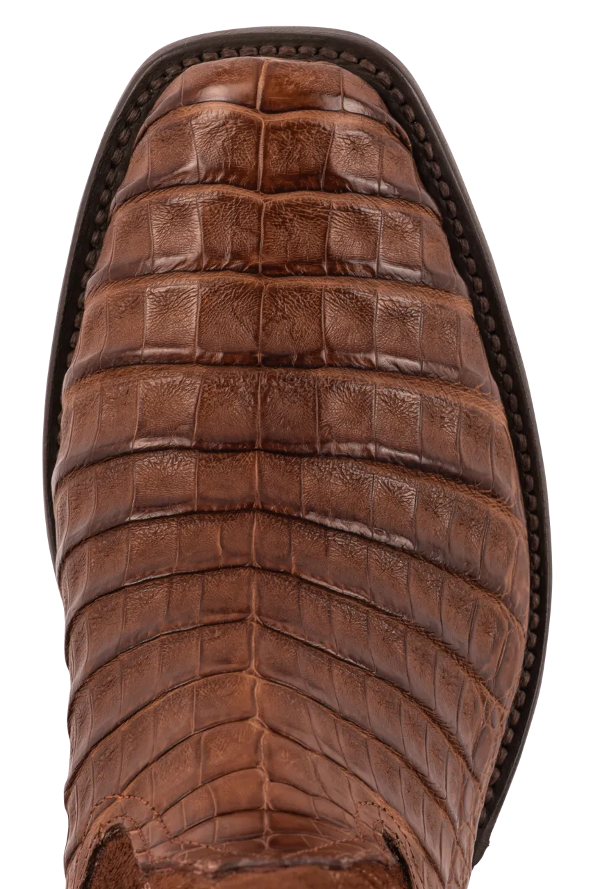 Rios of Mercedes Caiman Belly Cowboy Boots - Post Oak