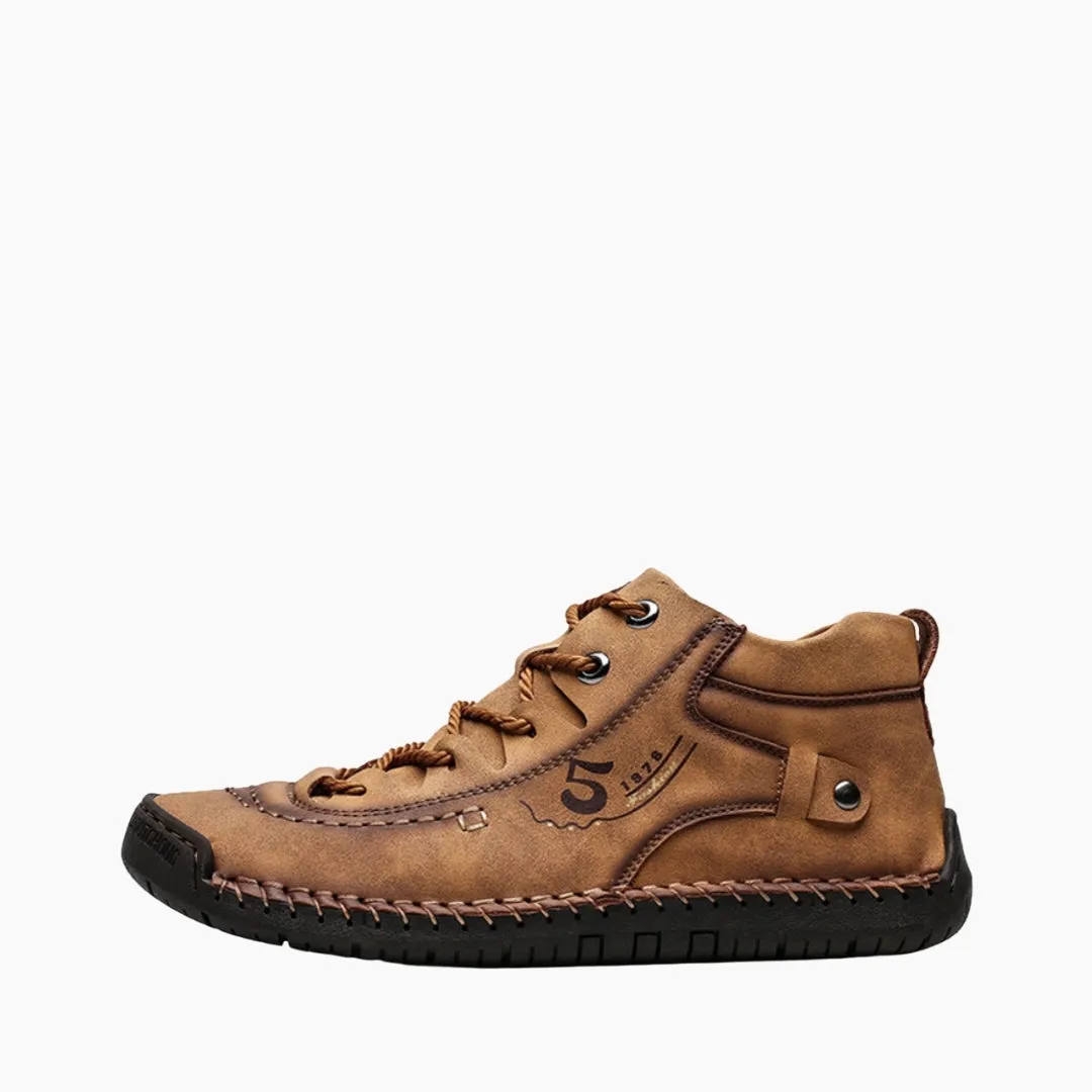 Round Toe, Non-Slip Sole : Winter Boots for Men