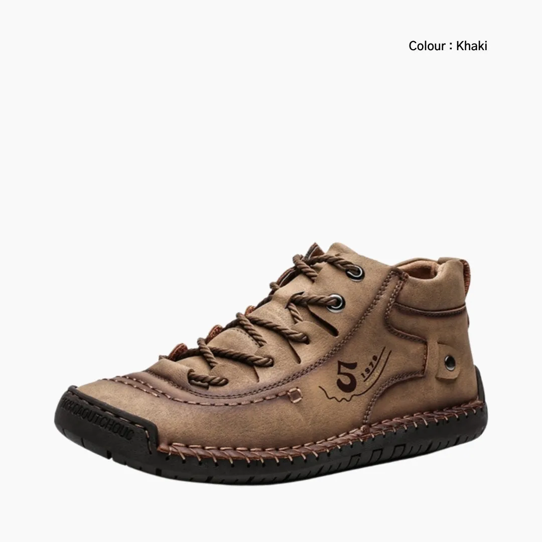 Round Toe, Non-Slip Sole : Winter Boots for Men