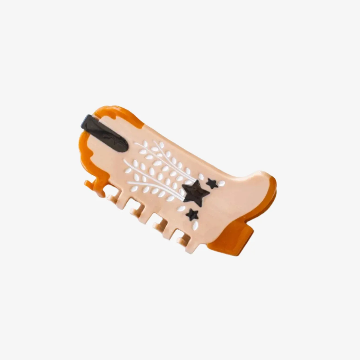 Shooting Star Cowboy Boots Hair Claw Clip