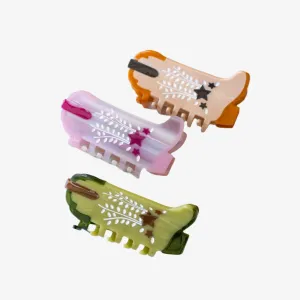 Shooting Star Cowboy Boots Hair Claw Clip