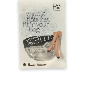 Silver Rollable Rollasole Flats