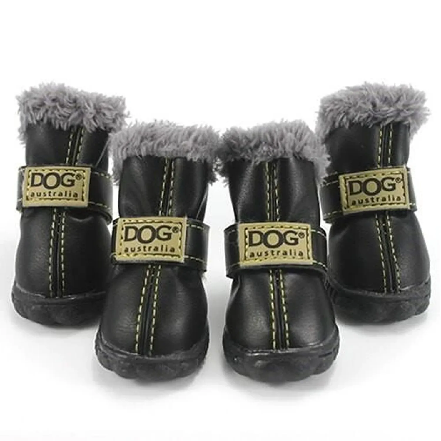 Snow Dog Boots: Black