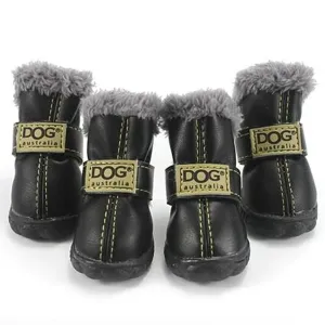 Snow Dog Boots: Black