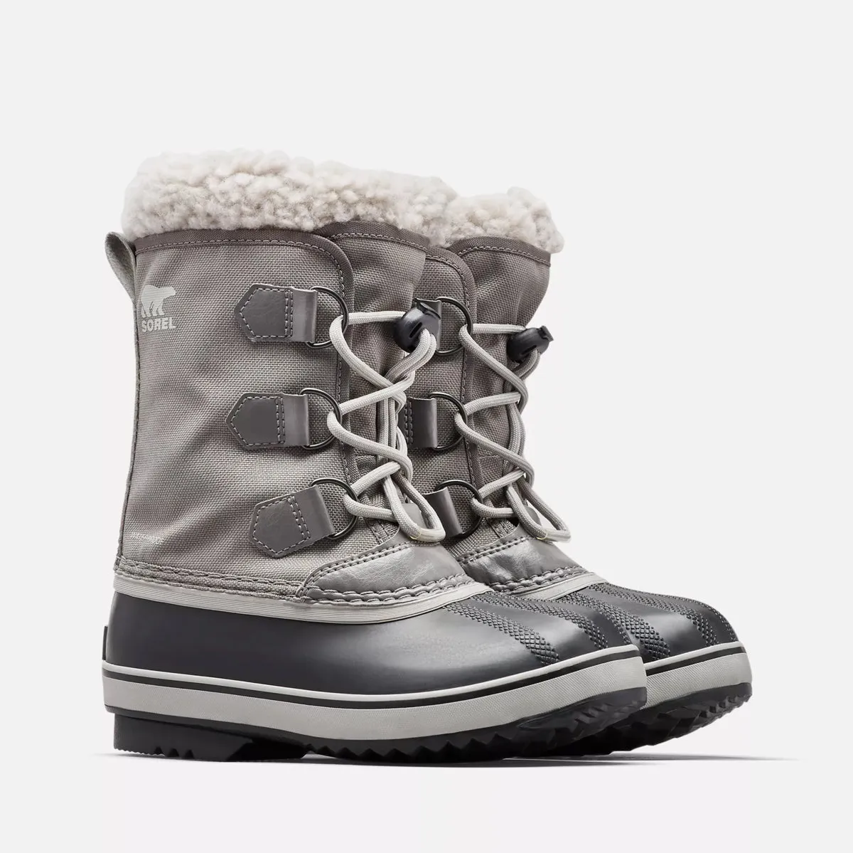 Sorel Yoot Pac Nylon Kids Snow Boots (Quarry Dove)
