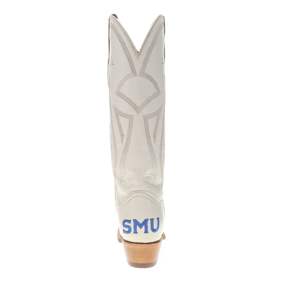 Southern Methodist University Gameday Embroidered Logo Snip Toe Cowboy Boots