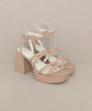 Talia Strappy platform heel