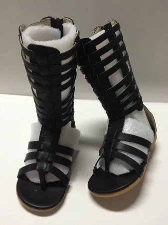 The Tessa Gladiator Sandals - Black