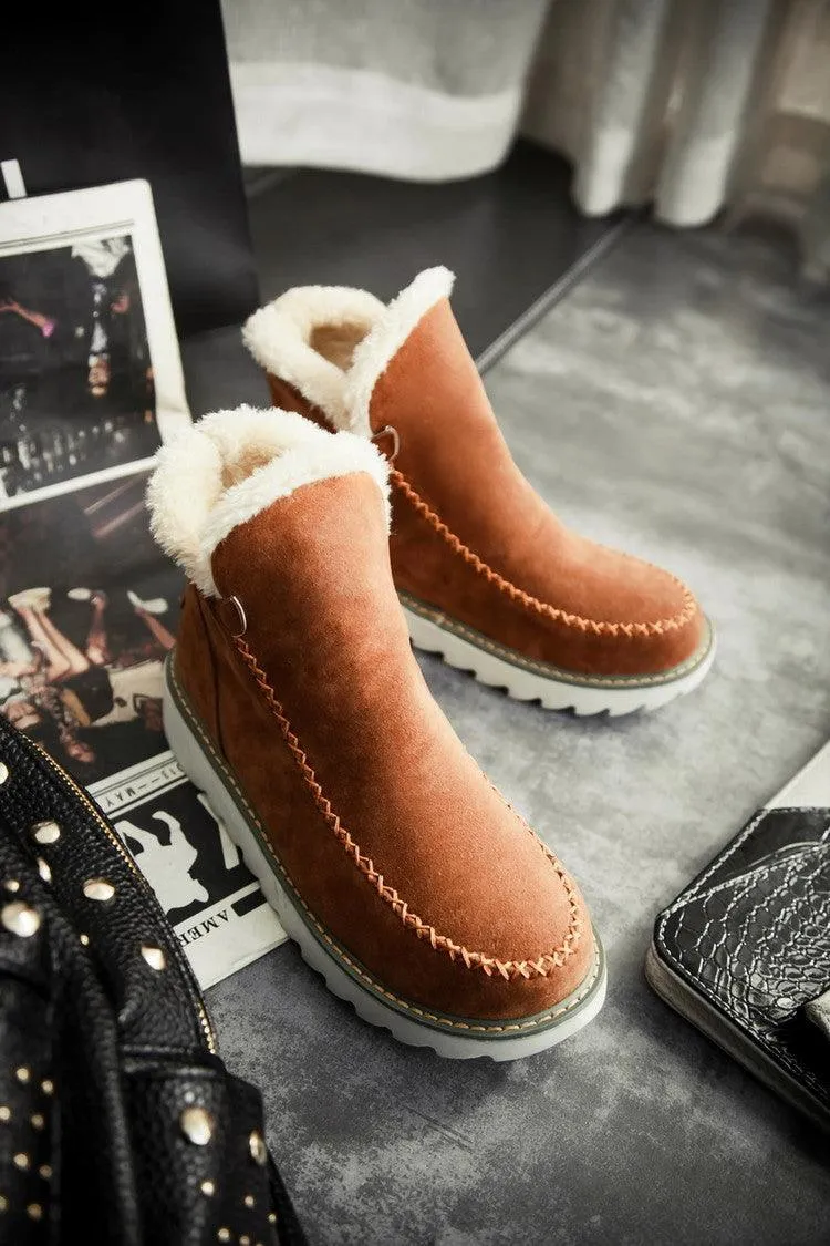 Thick cotton fashion snow women's boots