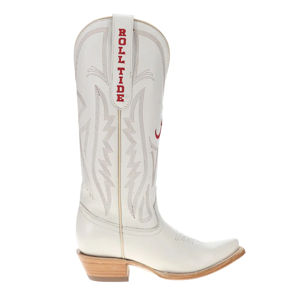 University of Alabama Gameday Embroidered Logo Snip Toe Cowboy Boots