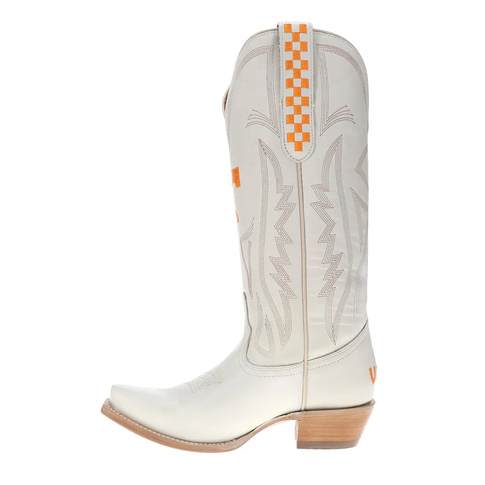 University of Tennesee Gameday Embroidered Logo Snip Toe Cowboy Boots