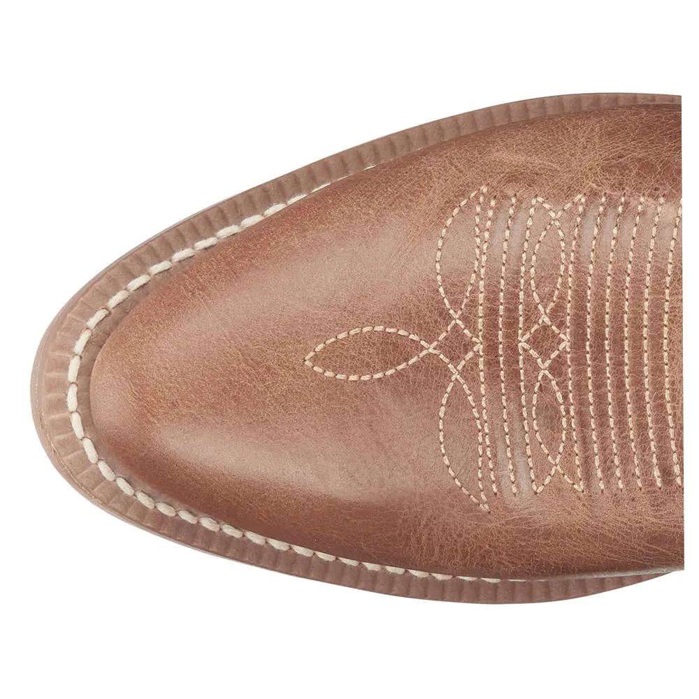 Vintage Evelyn Embroidered Round Toe Cowboy Boots