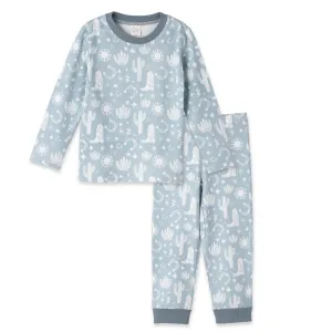 Wild West/Blue Kids Bamboo Pajama Set