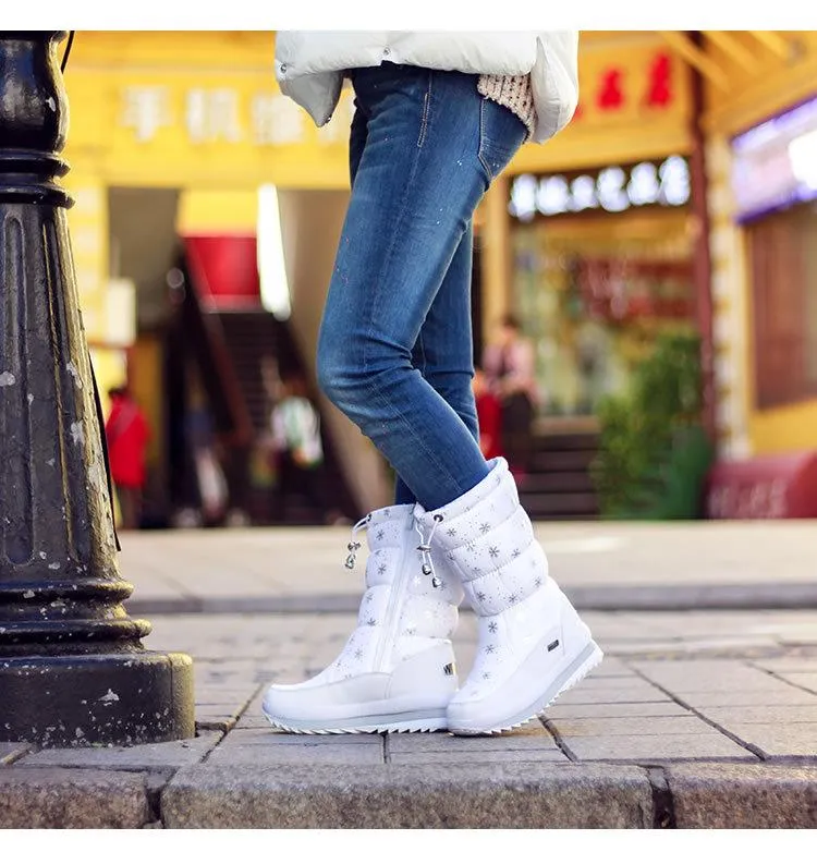 Winter Plus Warm Fur Non-slip Snow Boots