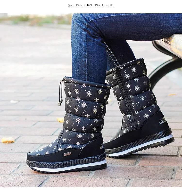 Winter Plus Warm Fur Non-slip Snow Boots
