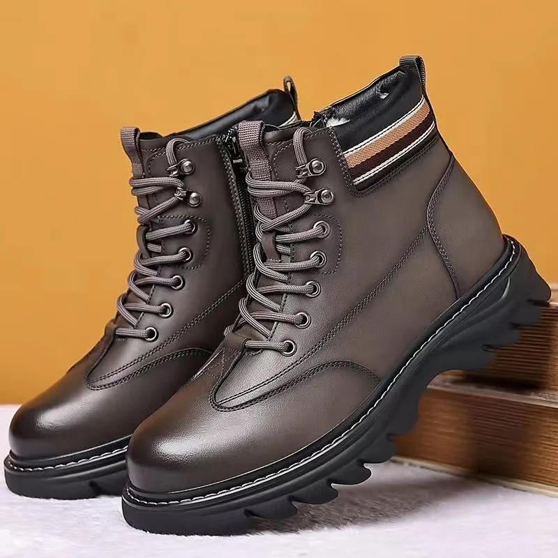 Winter Warm Thick Bottom Men's Non-slip Snow Boots
