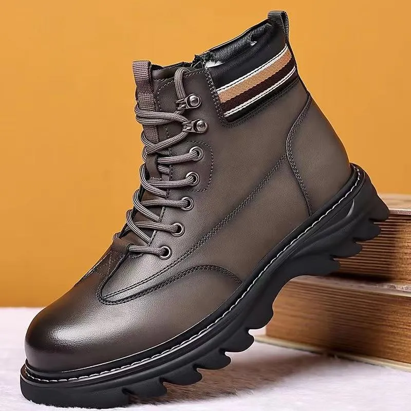 Winter Warm Thick Bottom Men's Non-slip Snow Boots
