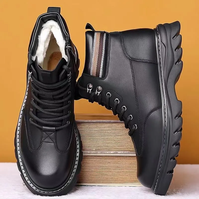 Winter Warm Thick Bottom Men's Non-slip Snow Boots