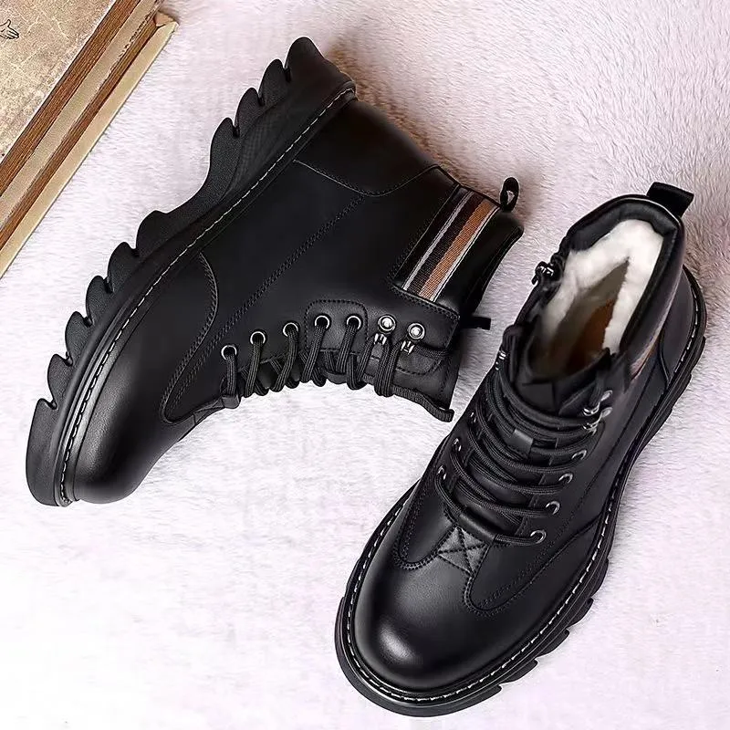 Winter Warm Thick Bottom Men's Non-slip Snow Boots